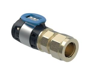 Geberit Geberit raccord FlowFit d= 16x12 mm, avec raccord à bague de serrage Quantité:1