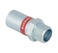 Geberit Geberit raccord Mapress acier C d 18 mm x R 3/4, mâle et emboîture, galvanisé Quantité:1