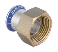 Geberit Geberit raccord Mapress d 15xRp 1 1/4, sans plomb, avec raccord, acier inoxydable Quantité:1