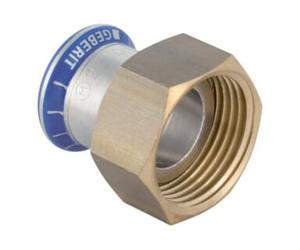 Geberit Geberit raccord Mapress d 15xRp 1 1/4, sans plomb, avec raccord, acier inoxydable Quantité:1