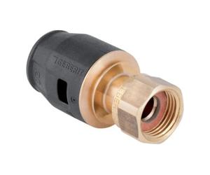 Geberit Geberit raccord PushFit d 20 mm x G 1/2, avec écrou, laiton rouge Quantité:1
