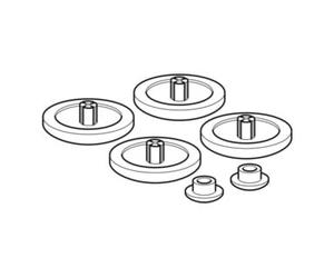 Geberit Geberit Réservoir tampon blanc, pour abattant WC Quantité:1
