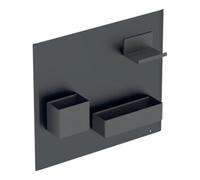 Geberit Geberit Set de mur magnétique Acanto 44,9x38,8x7,5 cm, noir/noir mat Quantité:1