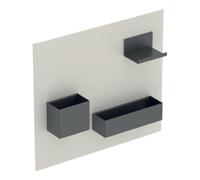 Geberit Ensemble mural magnétique Acanto 500649JL2 44,9×38,8×7,5 cm Sable mat