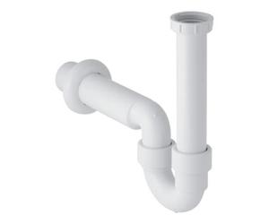 Geberit Geberit Siphon de décharge coudé G 1 1/2x50mm, H évac., f chasse, KS, blanc Quantité:1