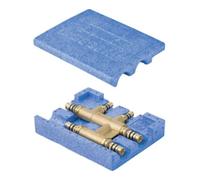 Geberit Geberit Té de croisement Mepla d= 16x16x16 mm, avec boîte d'isolation Quantité:1