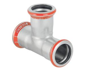 Geberit Geberit Té Mapress acier C d= 42 mm, égal, zingué extérieur Quantité:1