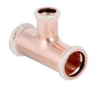Geberit Geberit Té Mapress d= 22x15x15mm, réduit, cuivre Quantité:1