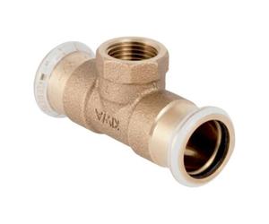 Geberit Geberit Té Mapress d 28xRp 3/4, avec filetage intérieur en cuivre rouge Quantité:1