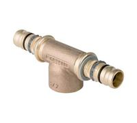 Geberit Geberit Té Mepla d 40xRp 1/2x40mm, femelle, laiton rouge Quantité:1