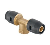 Geberit Geberit Té PushFit d= 25x25mmxRp 3/4, avec FI, laiton Quantité:1