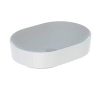 Geberit Geberit Vasque à poser VariForm 55x40 cm, elliptique, blanc, sans robinet ni trop-plein Quantité:1