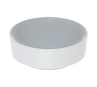 Geberit Geberit Vasque à poser VariForm d 40 cm, sans robinet, sans trop-plein, ronde, blanc K-Tect Quantité:1