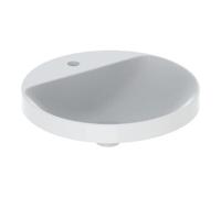 Geberit Lavabo à encastrer VariForm 500707002 48 cm, trou robinet, sans trop-plein, blanc KeraTect