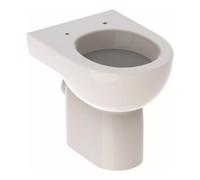 Geberit Geberit WC à chasse plate sur pied Renova blanc, 6 l, évac. horiz., forme semi-fermée Quantité:1