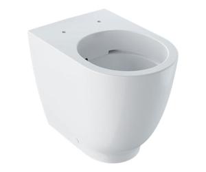Geberit Geberit WC sur pied, chasse profonde Acanto 4,5 l, rehaussé, mural, fermé, sans bride, blanc Quantité:1