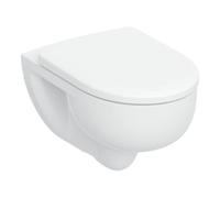 Geberit Geberit WC suspendu, chasse profonde Renova Set avec siège WC, TurboFlush, blanc Quantité:1