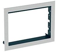 Geberit Gis cadre préfabriqué 115425FW1 acier inoxydable brossé, pour lavabo