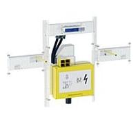 Geberit GIS Kit pour lavabo ONE et robinetterie murale ONE avec siphon rotatif encastré, avec Clou à encastrer, 461472001,