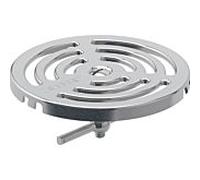 Geberit grille 154317001 Ø 10 cm, hauteur 1930 , 8 cm, vissable, rond