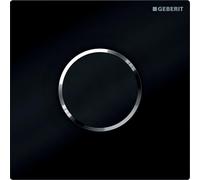 Geberit HyTronic système de commande d'urinoir infrarouge sur batterie avec plaque de commande Sigma 10 noir brillant 116035KM1