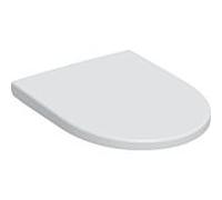 Geberit Siège WC iCon 501660011 – fixation supérieure, verrouillable, fermeture en douceur – blanc