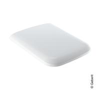 Geberit Abattant WC iCon 500837011 – charnières à dégagement rapide, fermeture amortie – blanc