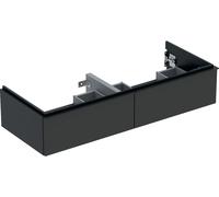 Geberit Meuble sous-vasque double iCon 502314JK1 118,4×24,7×47,6 cm, 2 tiroirs, lave mat
