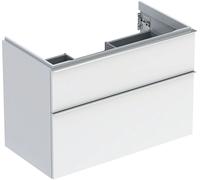 Geberit iCon armoire 88.8x47.6x61.5 cm sous-lavabo suspendu blanc-chrome 502.305.01.2
