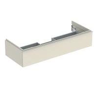 Geberit iCon - Meuble sous vasque avec 1 tiroir 1184x247x476mm sand grey high gloss/sand grey high gloss