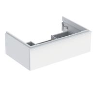 Geberit iCon meuble sous-vasque 502311013 74x24,7x47,6cm, blanc mat/poignée blanc mat