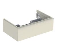 Geberit iCon meuble sous-vasque 502311JL1 74x24,7x47,6cm, poignée sable brillant/sable mat