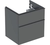 Geberit iCon meuble sous-vasque 502303JK1 59,2x61,5x47,6cm, 2 tiroirs, lave mat/lave mat