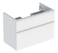 Geberit iCon meuble sous-vasque 502305013 88,8x61,5x47,6cm, 2 tiroirs, blanc mat/poignée blanc mat