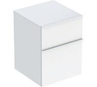 Geberit iCon armoire latérale 502315011 45x60x47,6cm, 2 tiroirs, blanc / laqué brillant