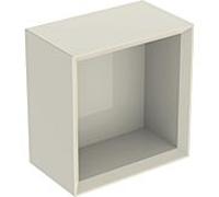Geberit iCon boîte murale 502321JL1 22,5x23,3x13,2cm, carrée, gris sable/laqué brillant
