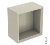 Geberit iCon boîte murale 502321JL1 22,5x23,3x13,2cm, carré, gris sable/laqué brillant