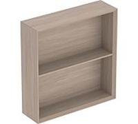 Geberit Étagère carrée iCon 502.323.JH.1 45×46,7×13,2 cm chêne/mélaminé poignée lave/poudrage mat
