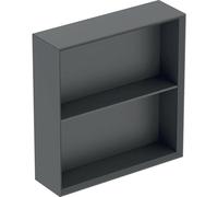 Geberit iCon étagère carrée, 45x46,7x13,2 cm, 502323, 502323JK1, Couleur: Façade/carcasse : lava/lacqué mat, poignée : lava/poudré mat - CM