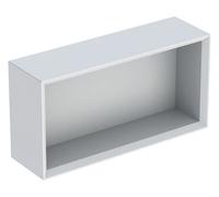 Geberit iCon étagère rectangulaire, 45x23,3x13,2 cm, 502322, 502.322.01.3, Couleur: Façade/carcasse : blanc/lacqué mat, poignée : blanc/poudré mat