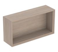 Geberit iCon boîte murale 502322JH1 45x23,3x13,2cm, rectangulaire , structure chêne naturel/mélamine