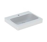 Geberit iCon lavabo 124062000 60 x 48,5 cm, avec trou pour robinetterie, sans trop-plein, blanc