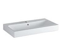 Geberit Lavabo iCon 124075600 75×48,5 cm Blanc KeraTect avec perçage pour robinetterie, trop-plein