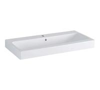 Geberit iCon lavabo 124090000 90 x 48,5 cm, blanc, avec trou pour robinetterie et trop-plein