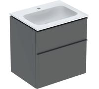 Geberit iCon lavabo avec meuble 60 cm anthracite 502.331.JK.1