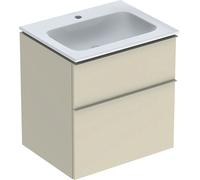 Geberit iCon lavabo avec meuble 60 cm grise 502.335.JL.1