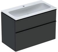Geberit iCon lavabo avec meuble 90 cm graphite 502.337.JK.1