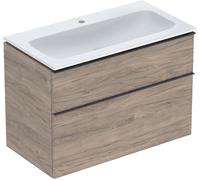 Geberit iCon lavabo avec meuble 90 cm noyer 502.333.JR.1
