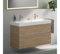 Geberit iCon Lavabo avec meuble bas evineo ineo5 evo l: 120 cm, 2 tiroirs, avec poignée encastrée,, 124020600+BE0979OA,