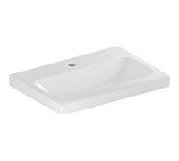 Geberit iCon Lavabo Light 501841006 60x42cm, trou pour robinetterie au milieu, sans trop-plein, blanc KeraTect